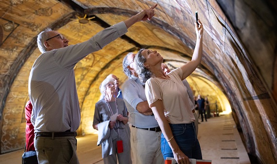 Tongewelf in de Grote Kerk in Naarden. Fotograaf: Maarten van Haaff