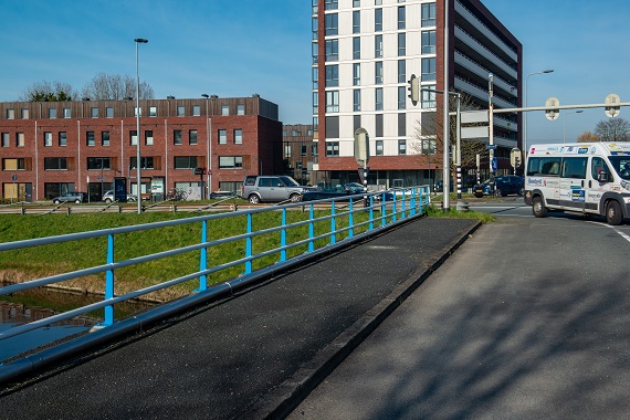 Locatie fietsbrug